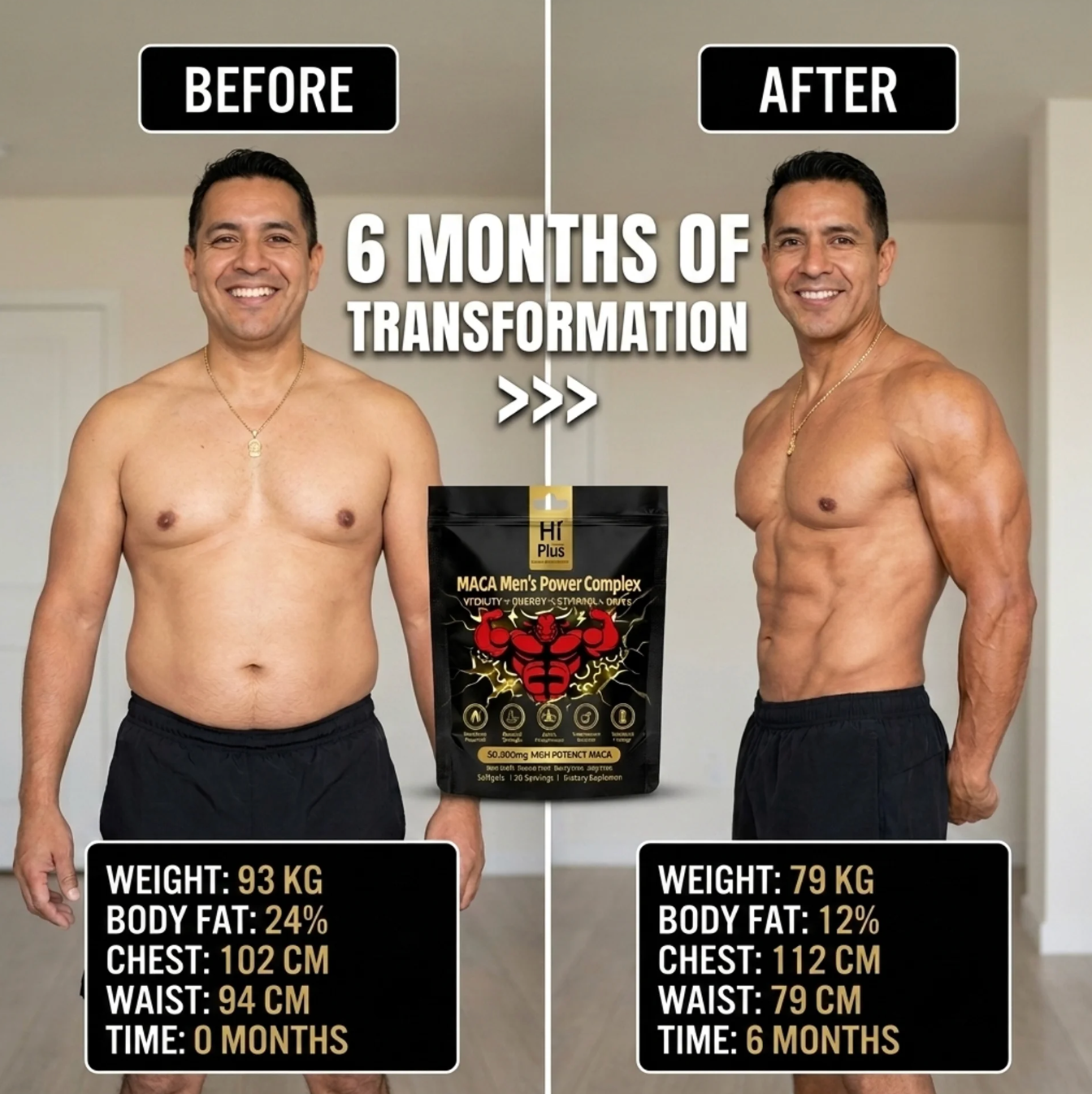 Men‘s Testosterone Boosters Power Complex